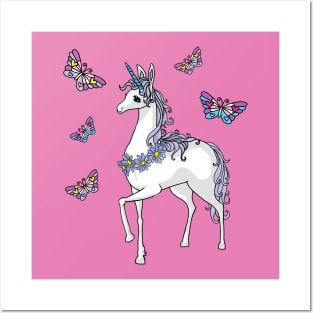 Cute Unicorn Posters and Art